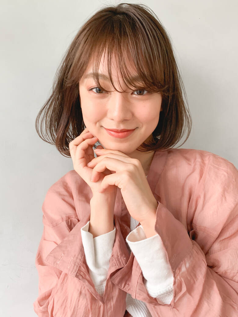 透明感 ストリート ボブ 透明感カラー Kyli 塚本 夏帆 Hair