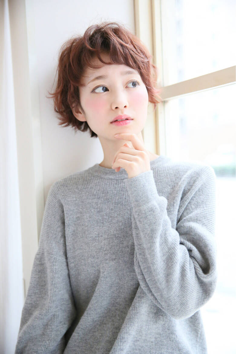 パーマ 似合わせ 外国人風 ショートボブ Madu 柾木 ひかる Hair