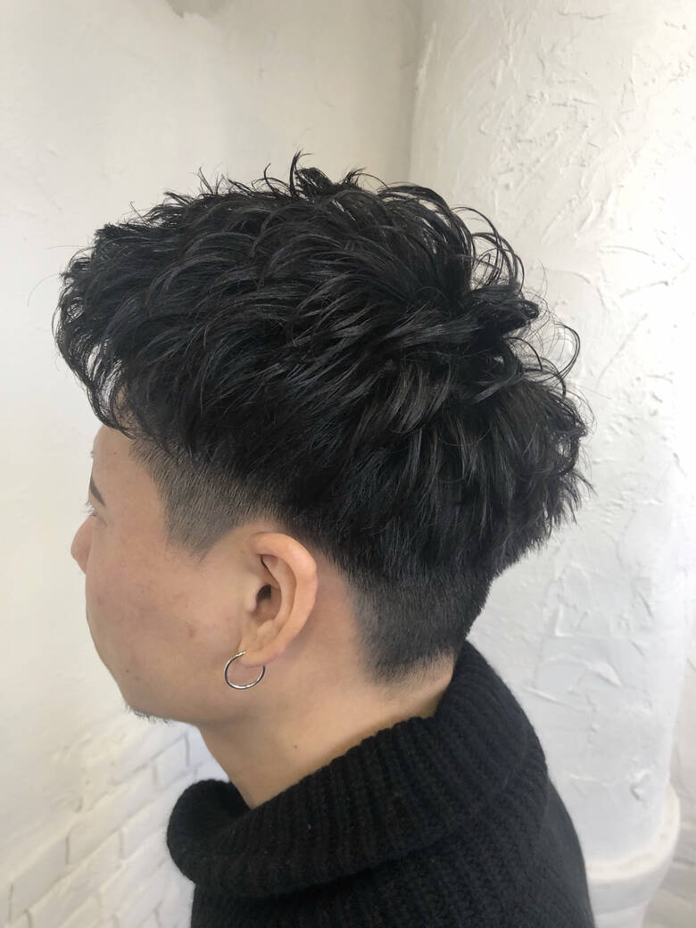 メンズ ショート メンズパーマ ストリート Rita Co リタ大宮 入口 真飛 Hair