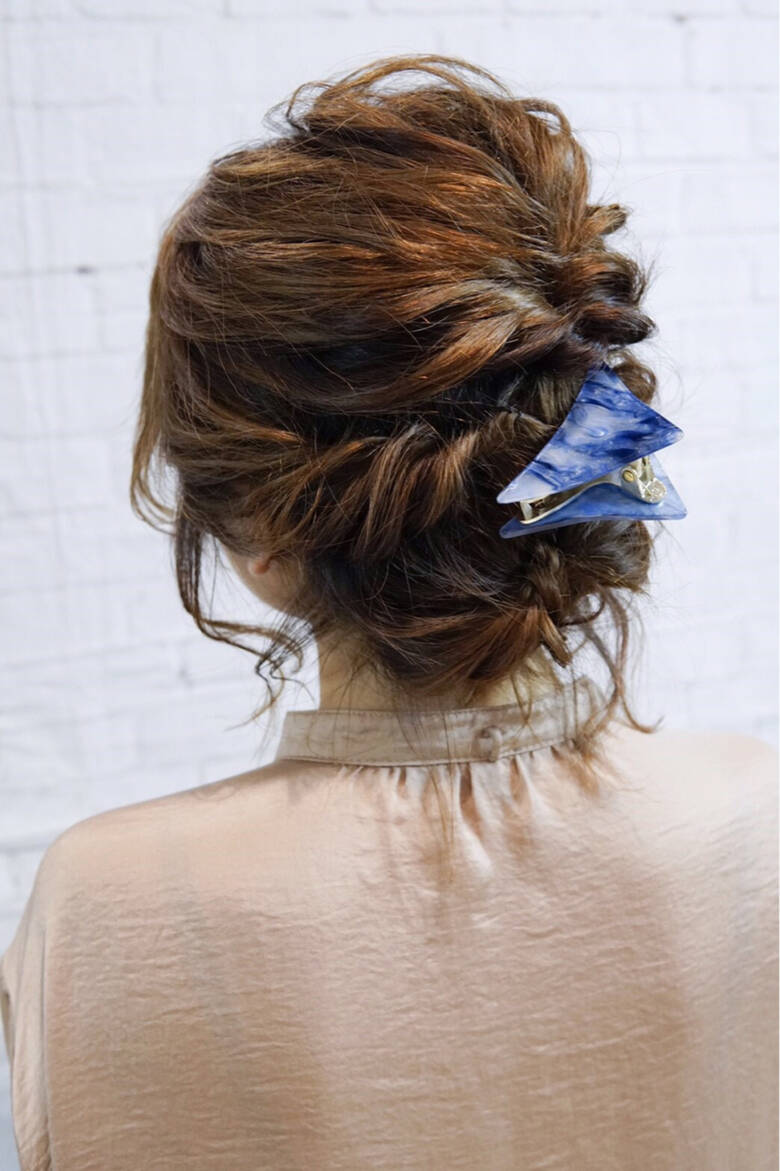 大人女子 ヘアアレンジ ゆるふわ くるりんぱ Riiina りいな Hair