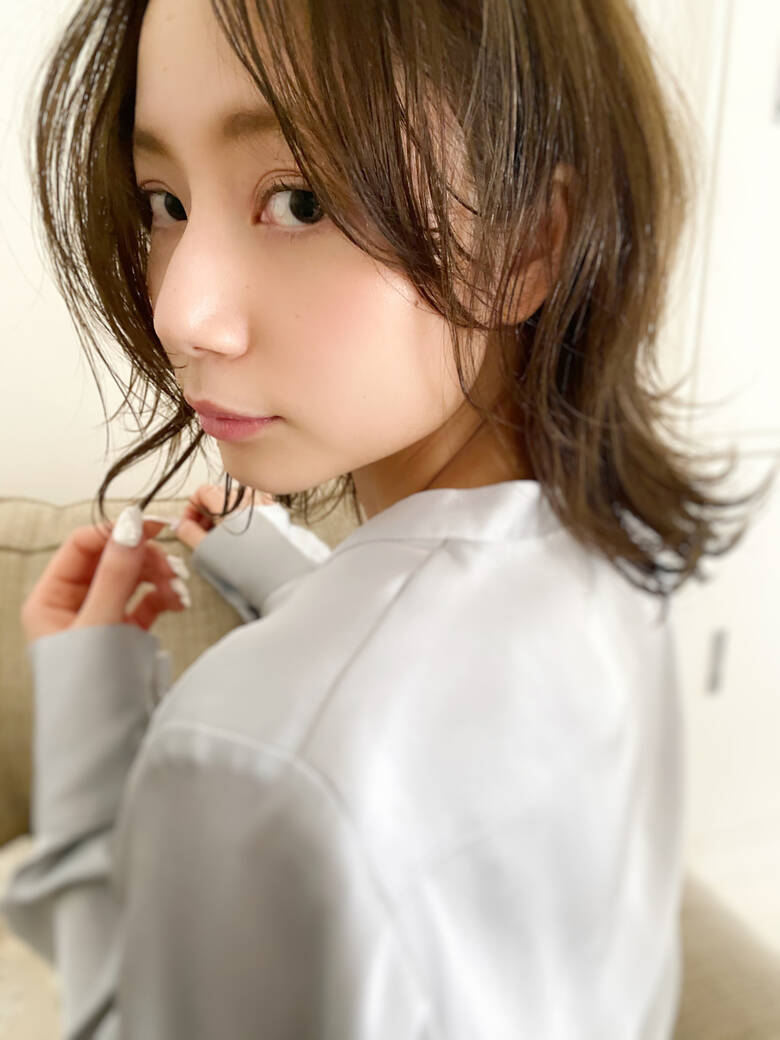 セミロング 外ハネボブ ナチュラル アンニュイほつれヘア Chobii 銀座 桜井隆太 Chobii プロデューサー 銀座 5131 Hair