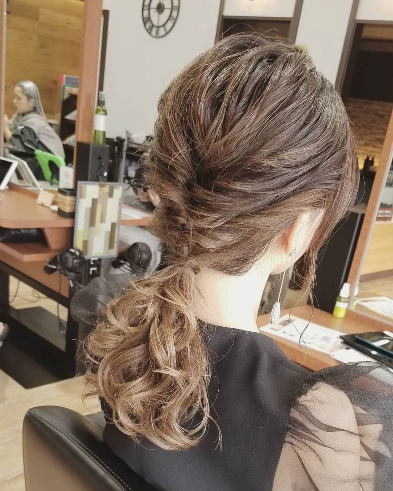 ローポニーテール ポニーテールアレンジ くるりんぱ ロング×HAIR Dco×SHOGO×590043【HAIR】