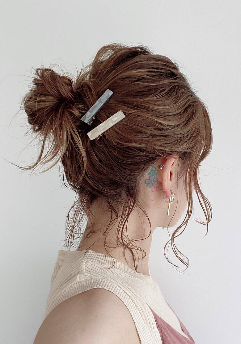 ヘアアレンジ セルフヘアアレンジ ミディアム ナチュラル Appiis 宮崎 まさみ Hair