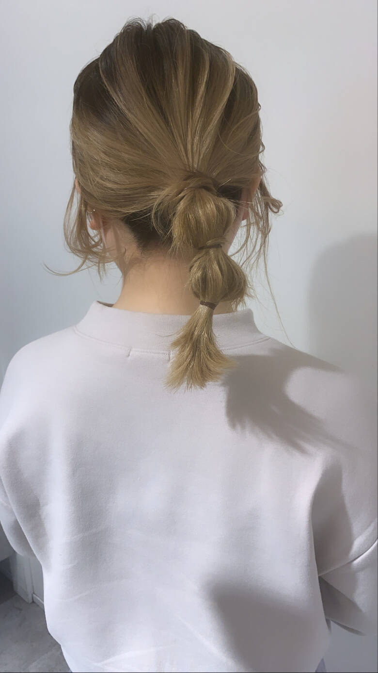 ヘアアレンジ 韓国ヘア フェミニン トレンド Ans 濱本 由維 Hair