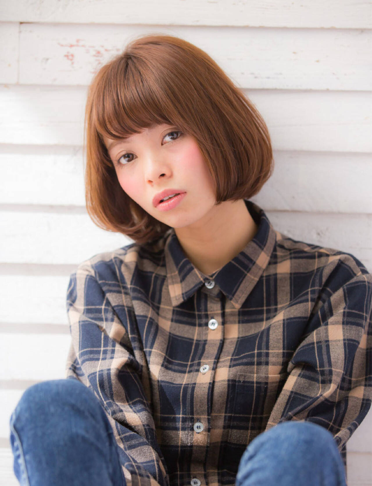 髪型 ロング 卵型