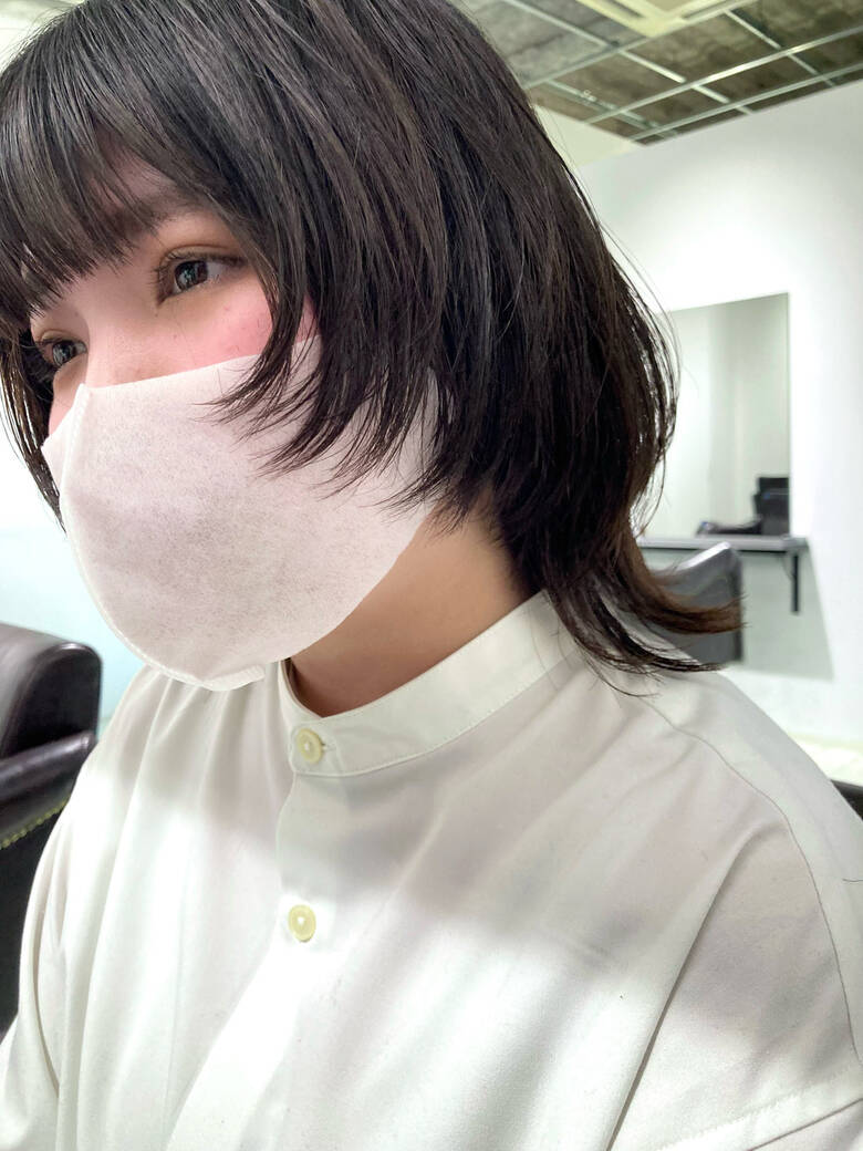 ストリート 前髪 ウルフカット ぱっつん Ooit 林田安海 Hair