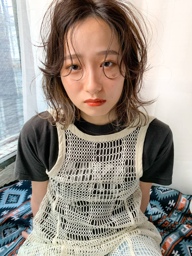 インナーカラー ボブウルフ ウルフカット ナチュラル Salon Sea 大野寛之 Hair インナーカラー ボブウルフ ウルフカット ナチュラル Salon Sea 大野寛之 Hair