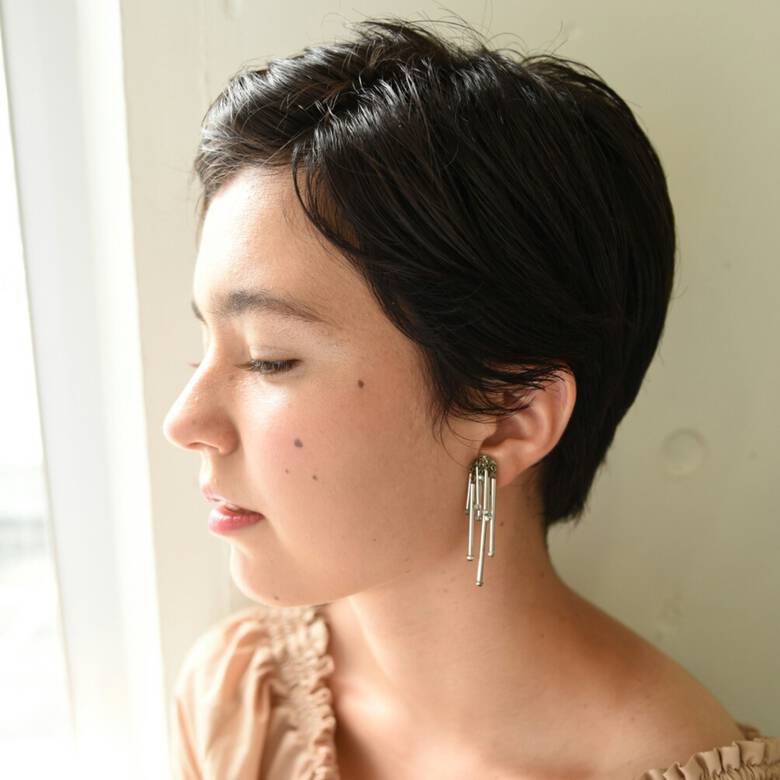 ショート 結婚式 黒髪 簡単ヘアアレンジ Lepes 山口 華絵 Lepes Nakameguro Hair