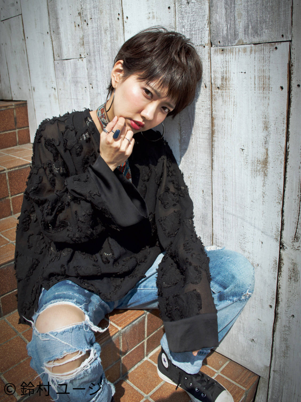 リラックス レトロ ショート 黒髪 Casita カシータ 鈴村 ユージ 2549 Hair