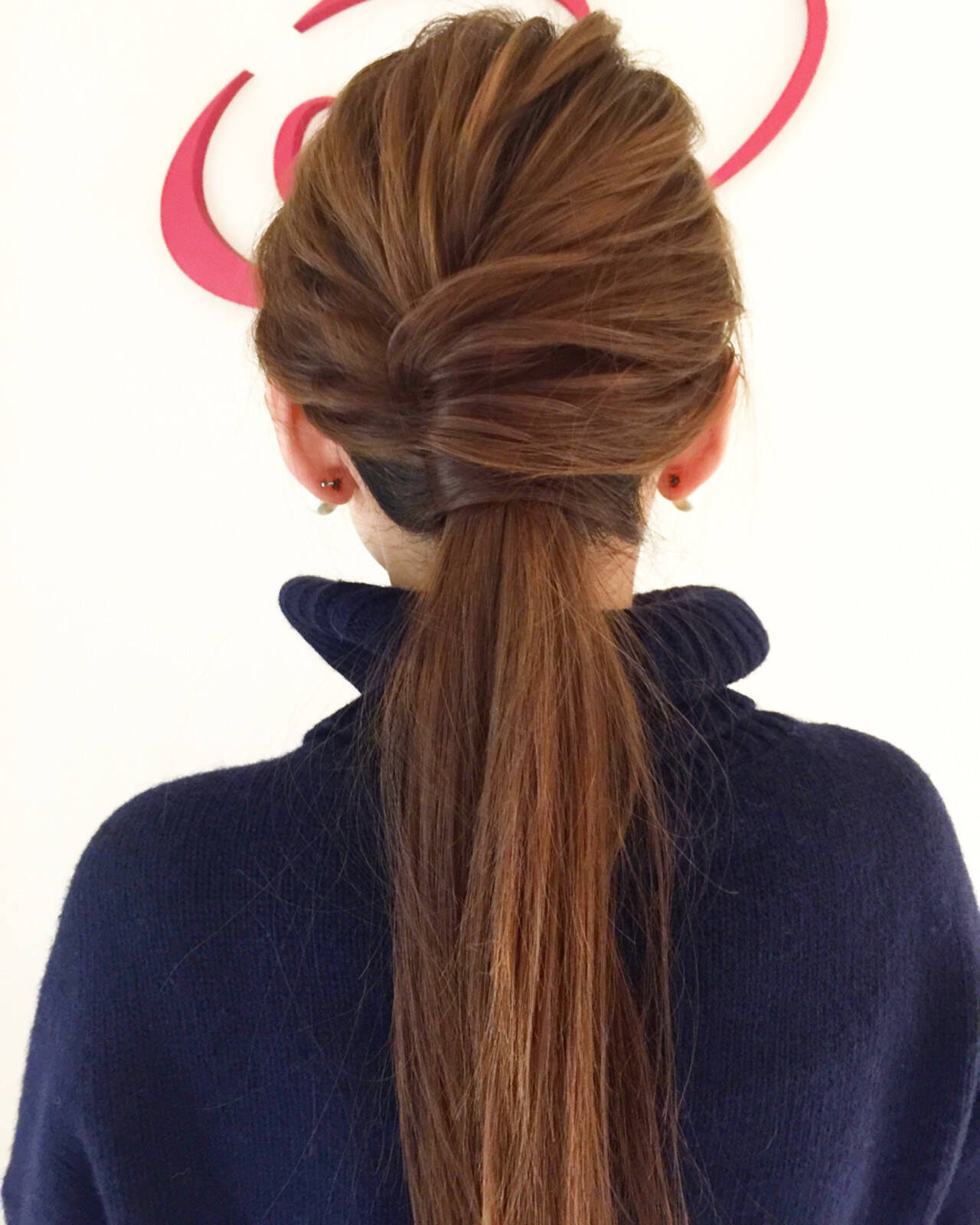 ローポニーテール ロング ショート ヘアアレンジ ヘアーサロンシェール 栗山 卓也 Hair