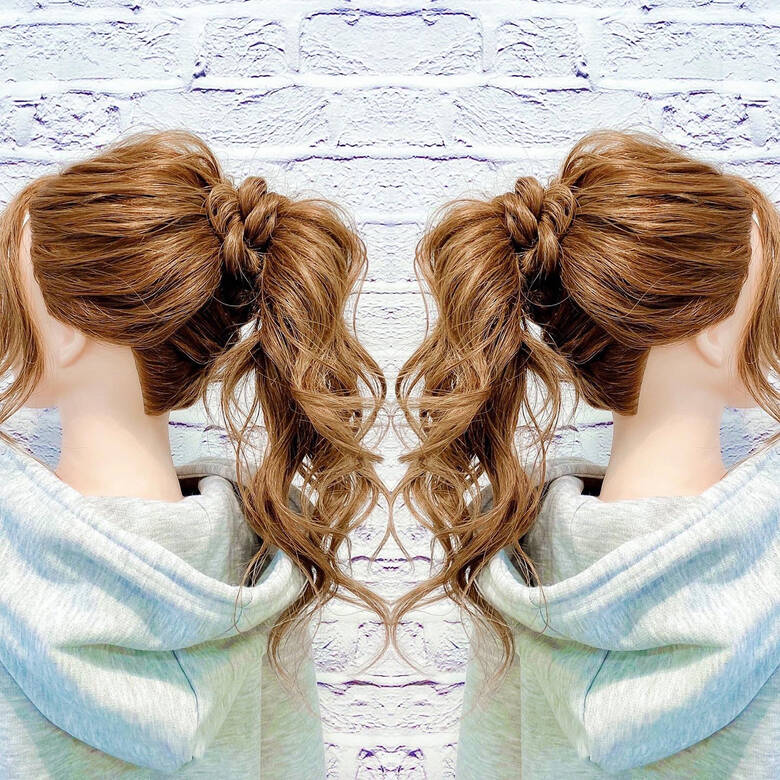 まとめ髪 セルフヘアアレンジ ロング フェミニン Amoute アムティ 美容師hiro Amoute代表 Hair