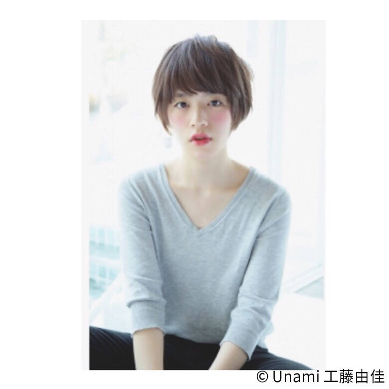黒髪 ショートボブ 小顔 マッシュ Unami Omotesando Unami 工藤由佳 Hair