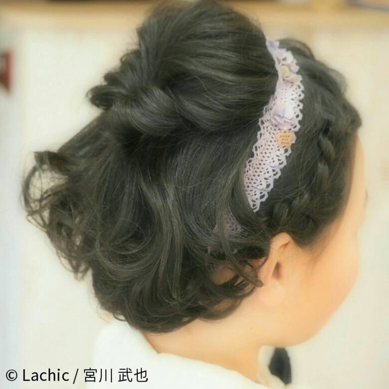 子供 ヘアアレンジ ボブ Lachic Lachic 宮川 武也 Hair