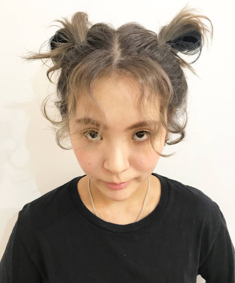 ミディアム 外国人風カラー ストリート インナーカラー Ticro Hair 大石 卓 3234 Hair