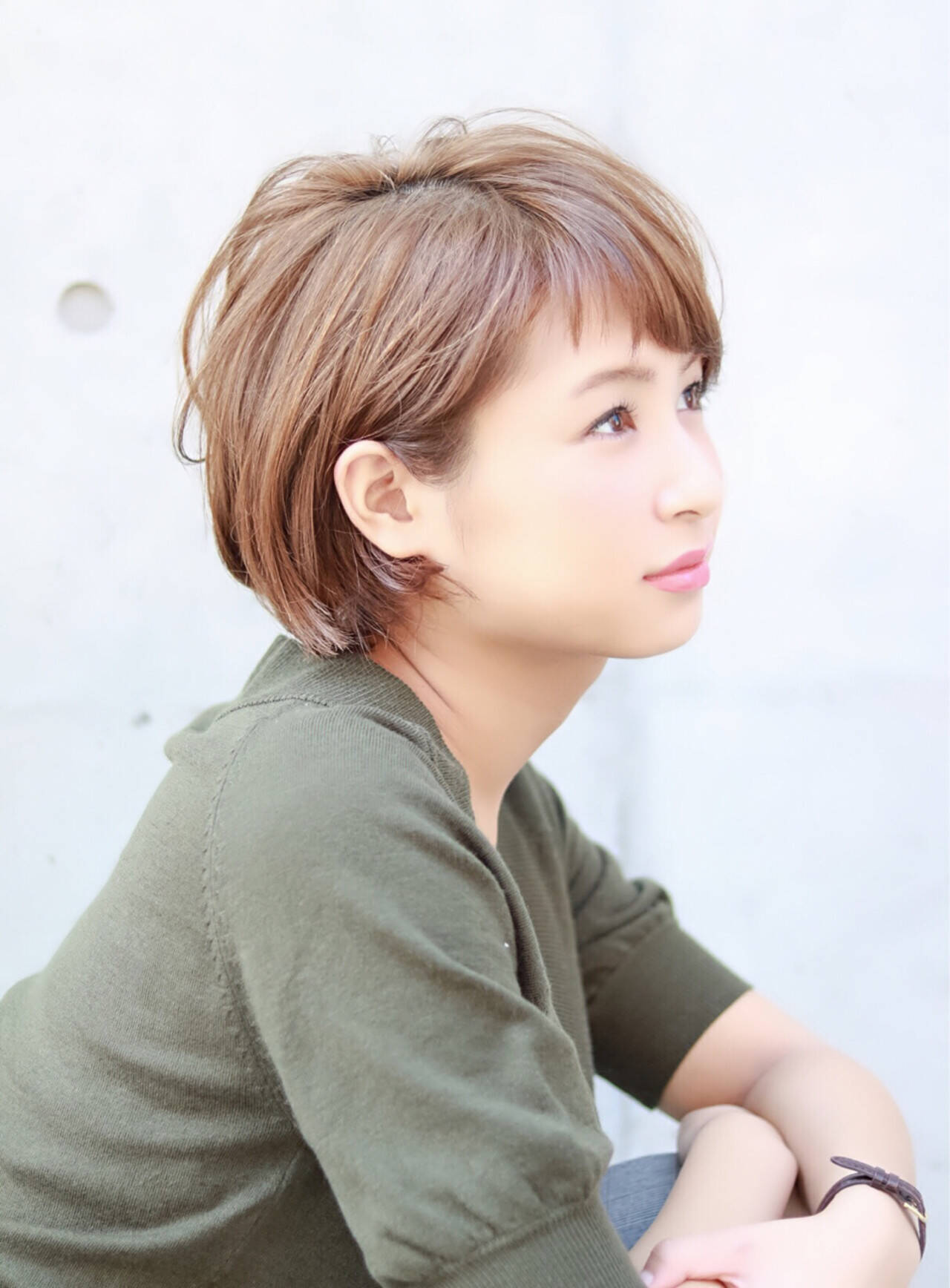 シースルーバング ナチュラル ショート ショートバング Place In The Sun 田村 恵介 Place In The Sun 1463 Hair