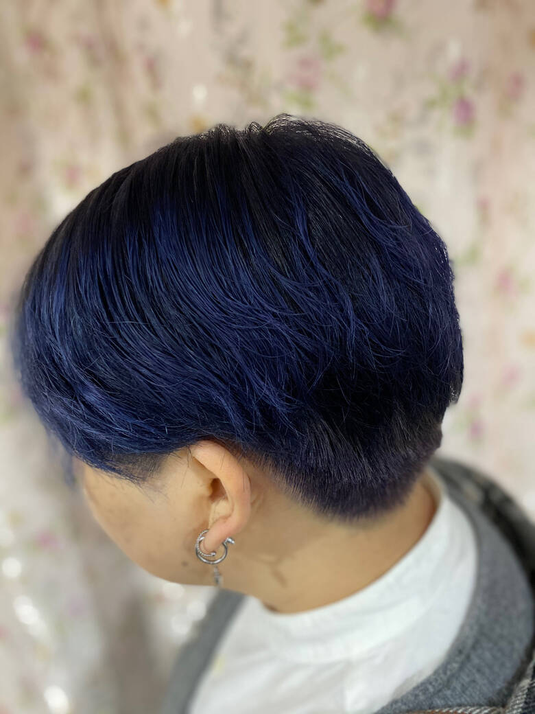 モード ベリーショート ブリーチカラー ショート Aime 薄毛改善師エイ Hair