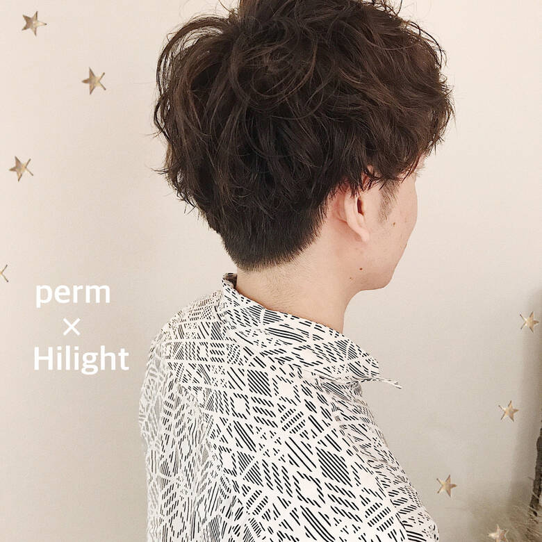 ナチュラル メンズパーマ メンズヘア メンズ Salon Akira 市川千夏 札幌 Hair