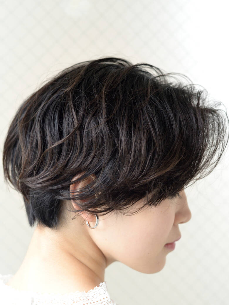 ボブ パーマ ショートボブ 黒髪 Hair Salon トキワ商店 常盤 大地 Hair