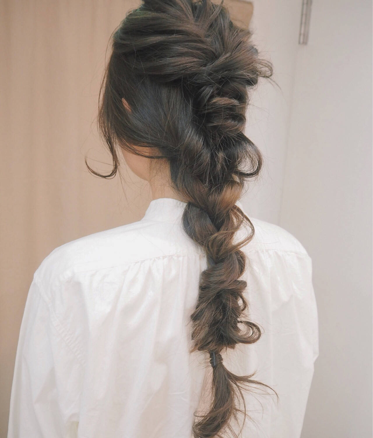 髪型 くるりんぱ ロング