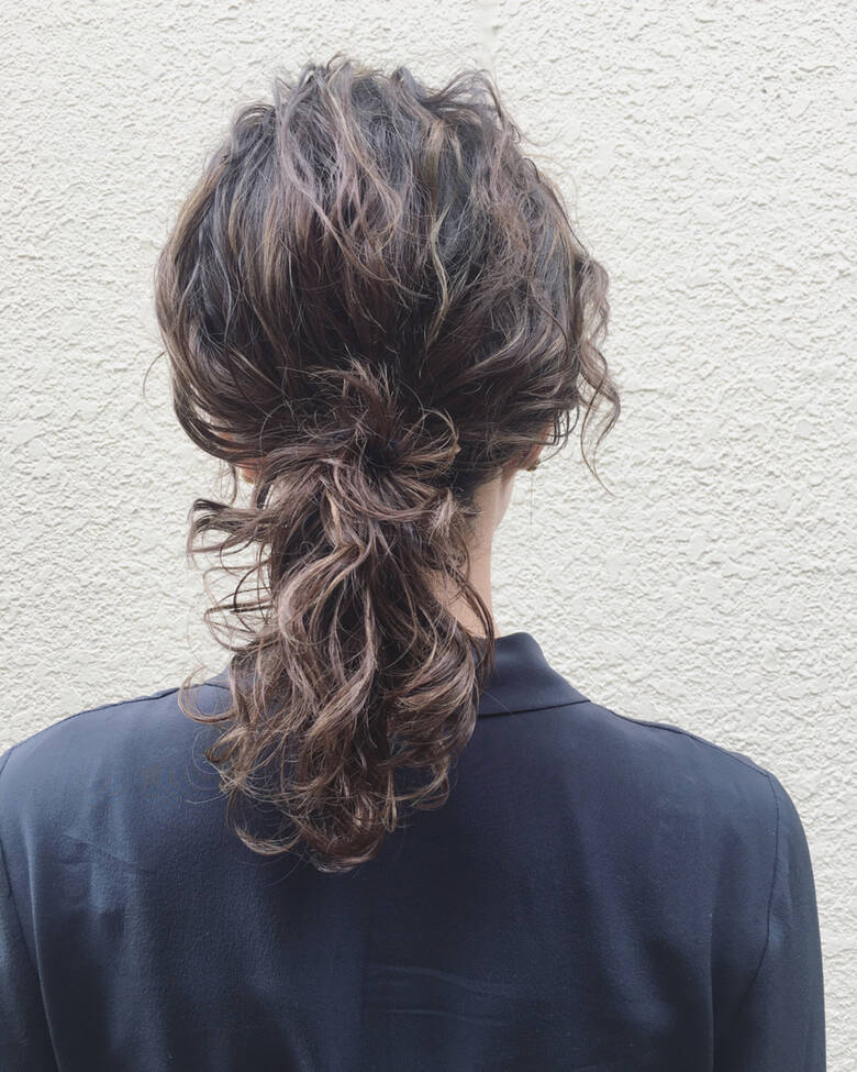 アンニュイ パーマ 簡単ヘアアレンジ ナチュラル 403 篠崎 佑介 Hair