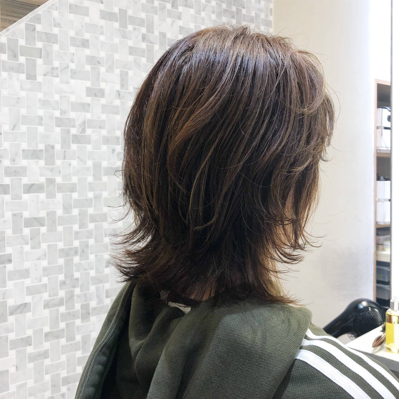 ウルフ女子 ウルフカット ナチュラル ミディアムレイヤー Minx Ginza 二丁目店 橋口 建太 Hair