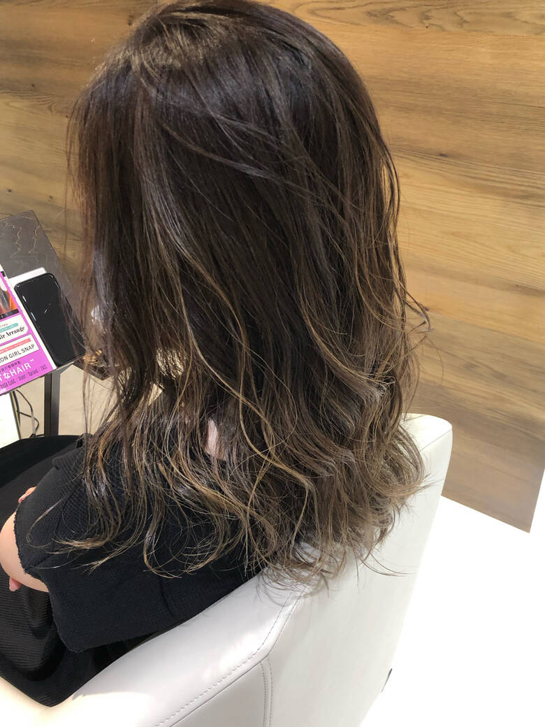 外国人風 エレガント ロング 大人ハイライト Oro宝塚店 Oro宝塚店 山口 優一 4817 Hair