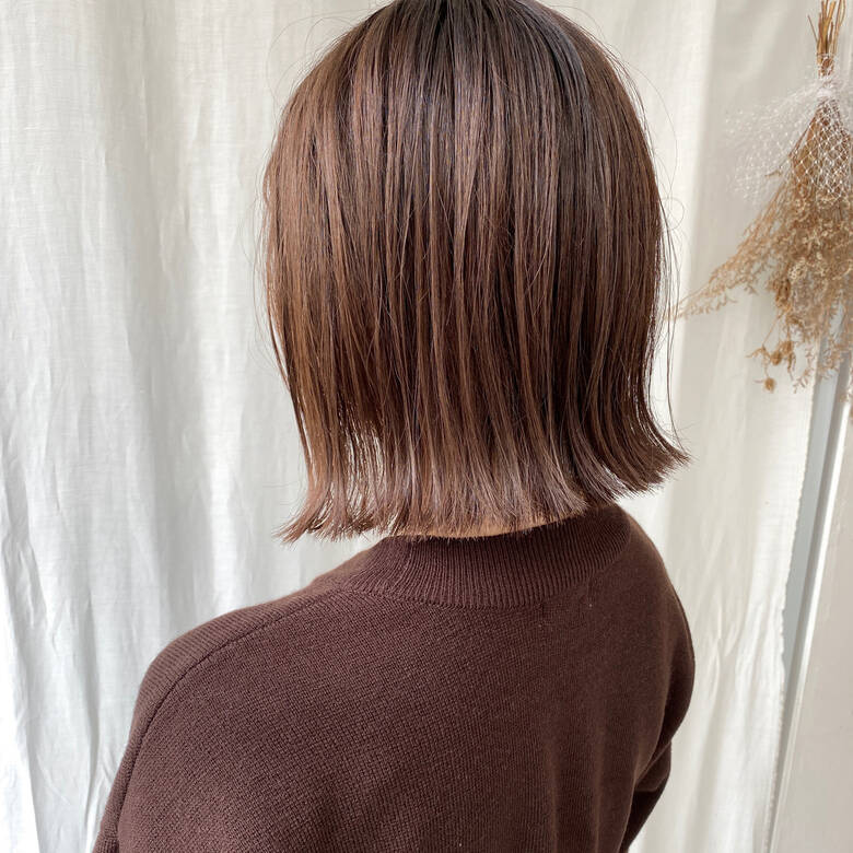 ナチュラル ボブ ショートボブ まとまるボブ Twiggy 歩行町店 松井勇樹 Hair