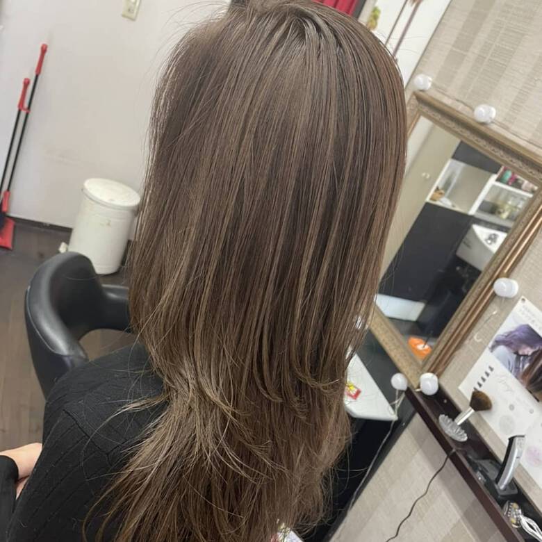 ラベンダー ラベンダーアッシュ ラベンダーグレージュ ナチュラル リンクス美容室 Rumilinks美容室 Hair