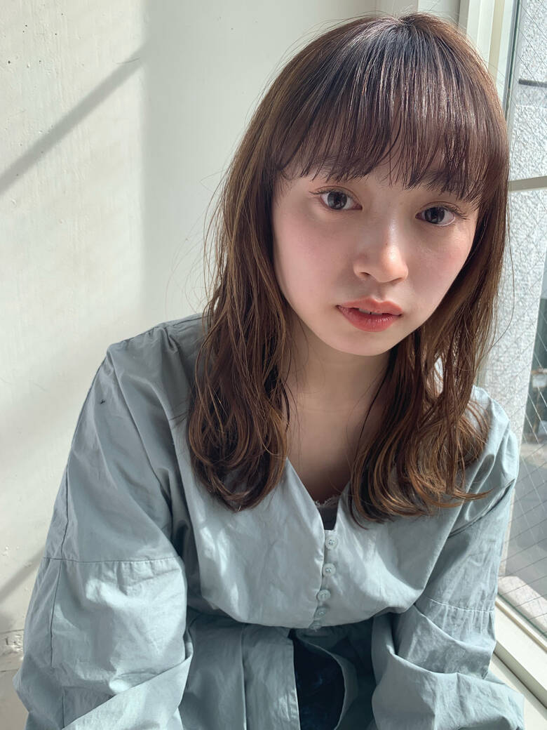 フェミニン セミロング 春スタイル おフェロ Laf From Garden 細野 樹 Hair