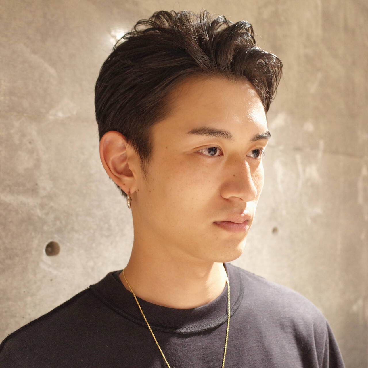 ナチュラル メンズショート ショート ツーブロック×MEN'S GROOMING SALON AOYAMA by kakimoto arms×