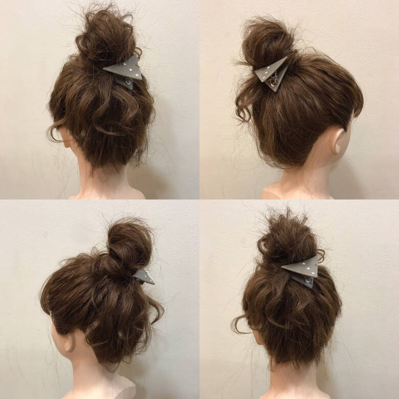 お団子 ミディアム 波ウェーブ ヘアアレンジ Bera G Hair 石井美那 3040 Hair