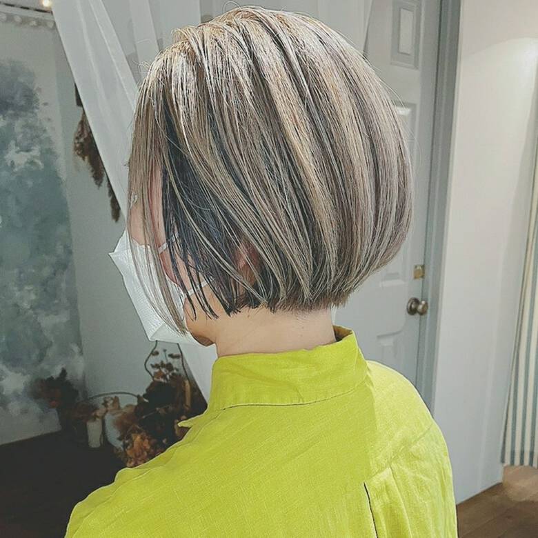 白髪染め 秋 モード グラデーションカラー Nanon 浦川由起江 6610 Hair