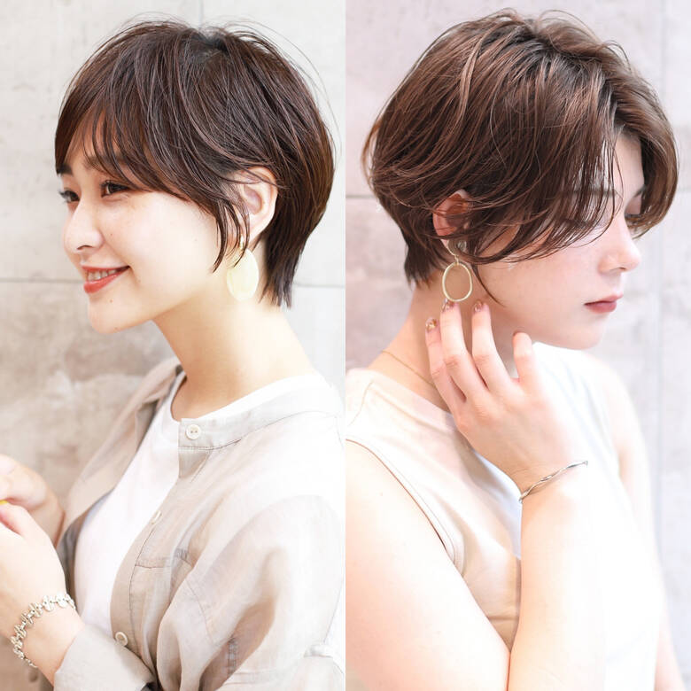 デジタルパーマ パーマ ショートボブ ナチュラル Stories 表参道 いしばしなおや Hair