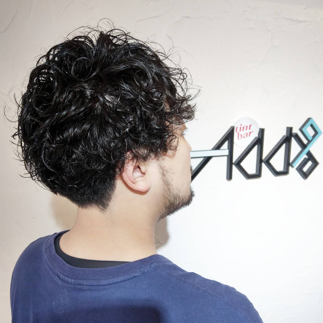 メンズパーマ ショート メンズ エアウェーブ Add9 アドナインス 柳田 健登 Hair