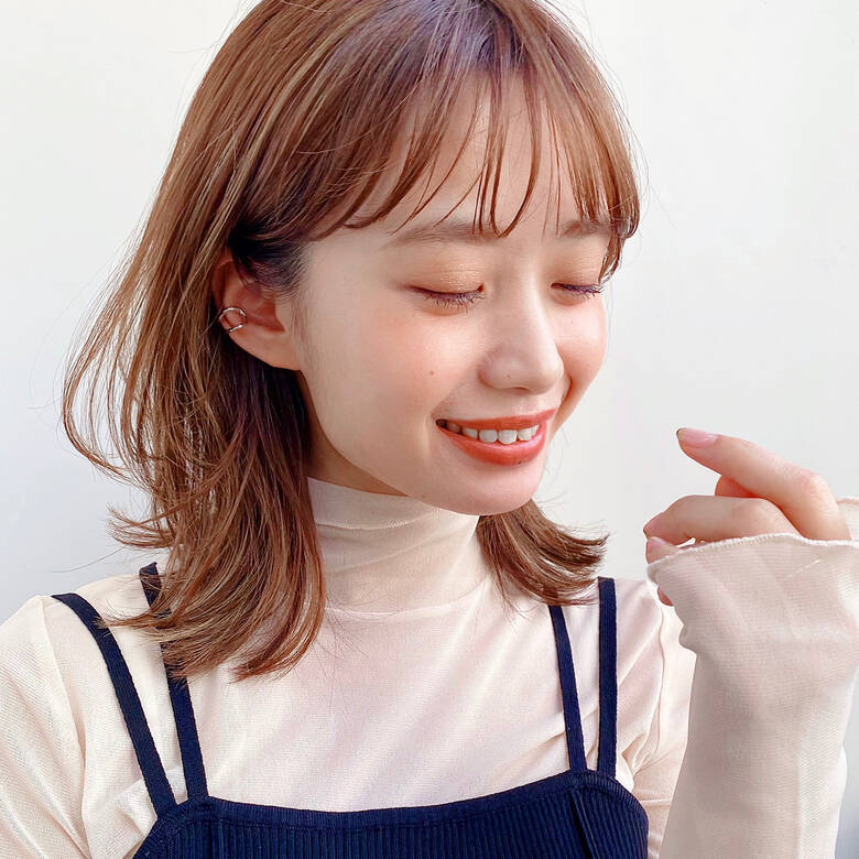 前髪あり 大人ミディアム 鎖骨ミディアム ナチュラル Driveforgarden ドライブフォーガーデン 前髪 ボブ ミディアム が得意 佐藤真希 5386 Hair