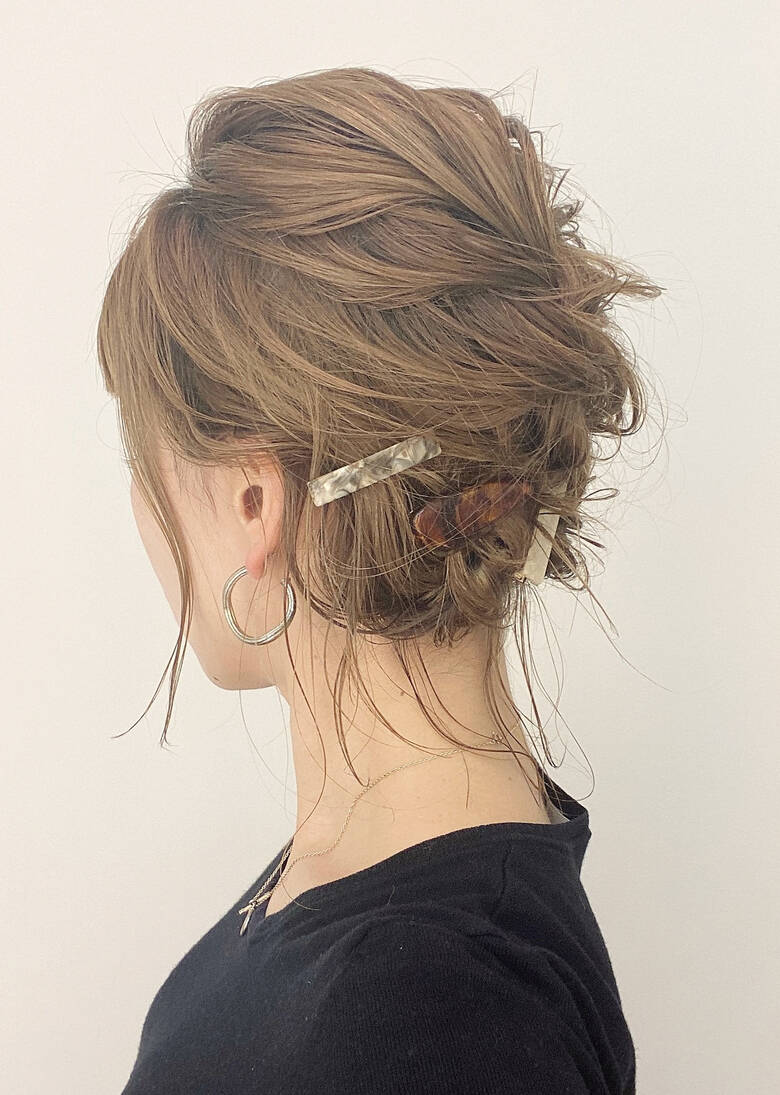 アップ ヘアアレンジ 簡単ヘアアレンジ ナチュラル Appiis 宮崎 まさみ Hair