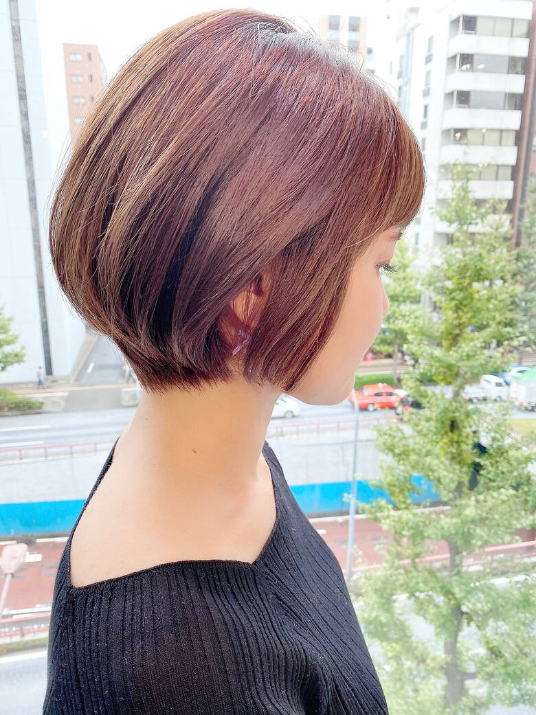 オフィス 大人かわいい ショートボブ ショートヘア Vie 大人可愛い ショート ボブが得意 つばさ Hair