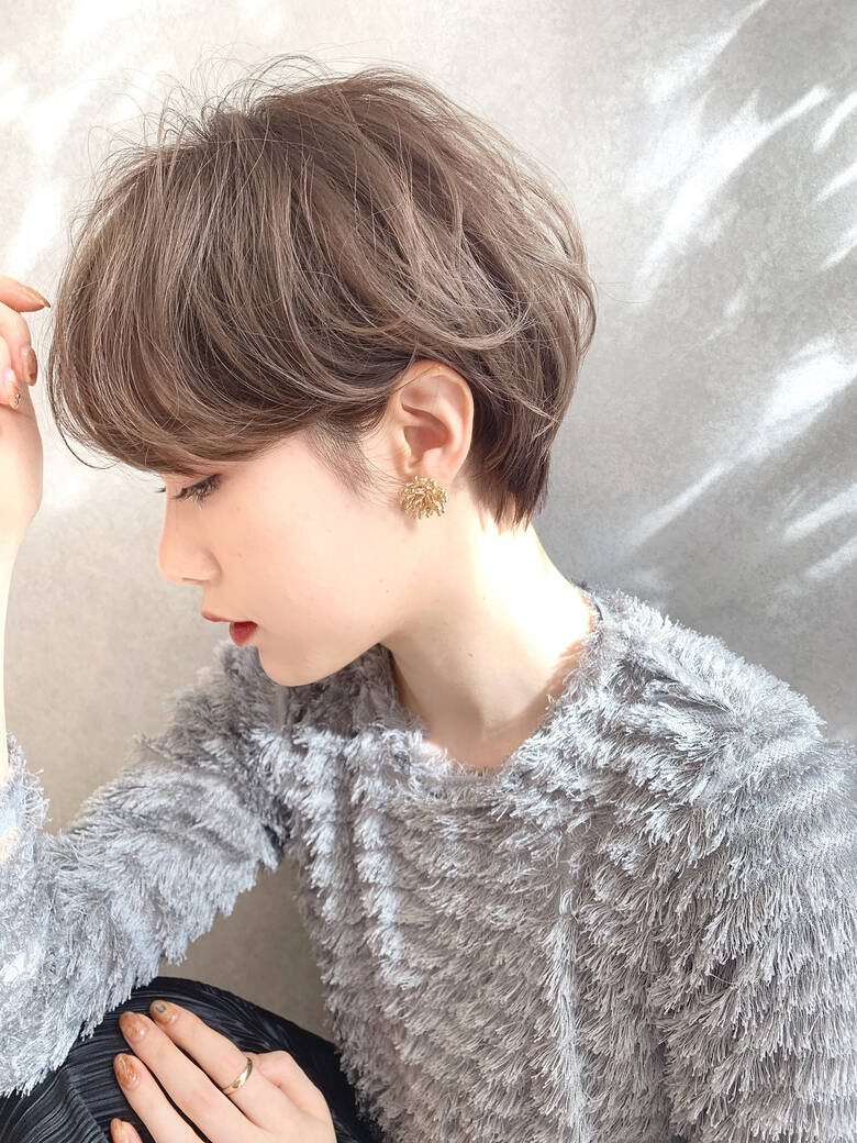 デートヘア ショート ナチュラル デート Sand 銀座 河野 涼 Sand 銀座 Hair