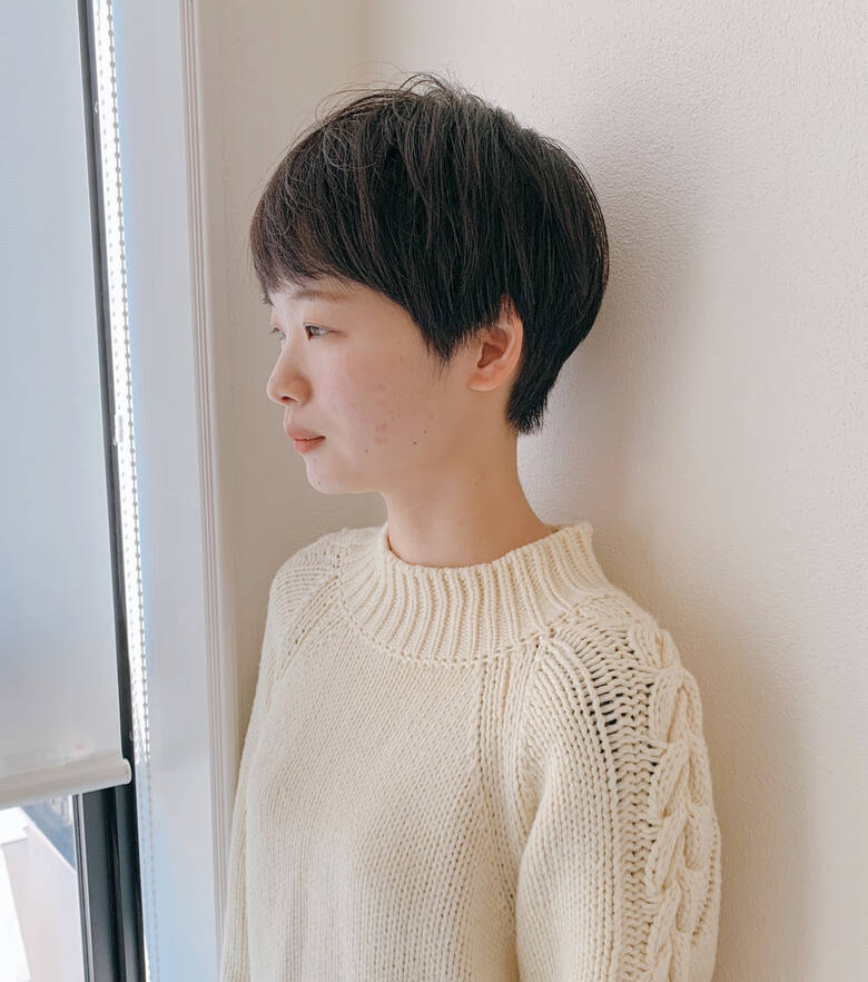 ショートボブ ベリーショート マッシュショート ナチュラル Cafune By Garland 渡辺 フミヤ 60 Hair