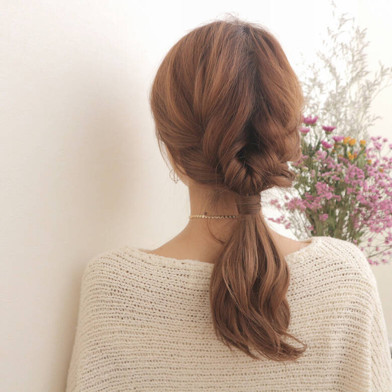 ポニーテール ロング ヘアアレンジ ショート 函館 Calif Hair Store キャリフ ヘアストア 桑村亮太 Calif Hair Store Hair