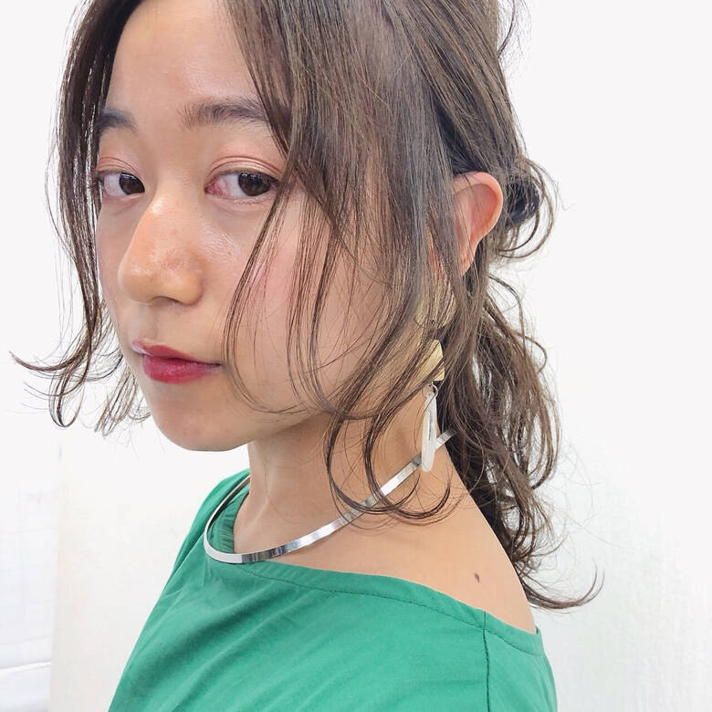 セミロング 夏 ヘアアレンジ 大人かわいい Garden Omotesando 伊藤愛子 Garden Hair