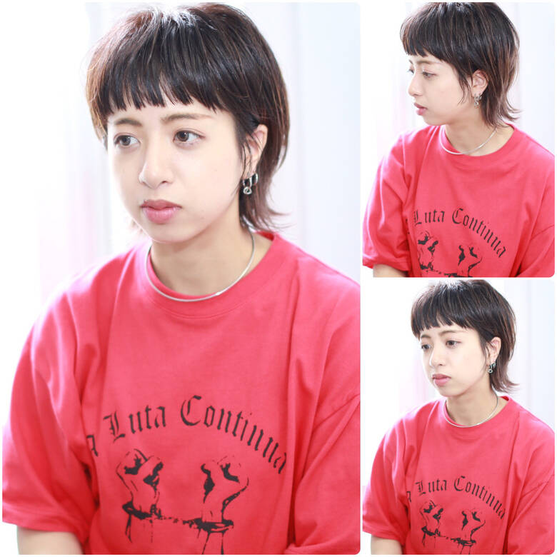 オン眉 ウルフカット ショート ボブ Luke イマムラ スナオ 3997 Hair