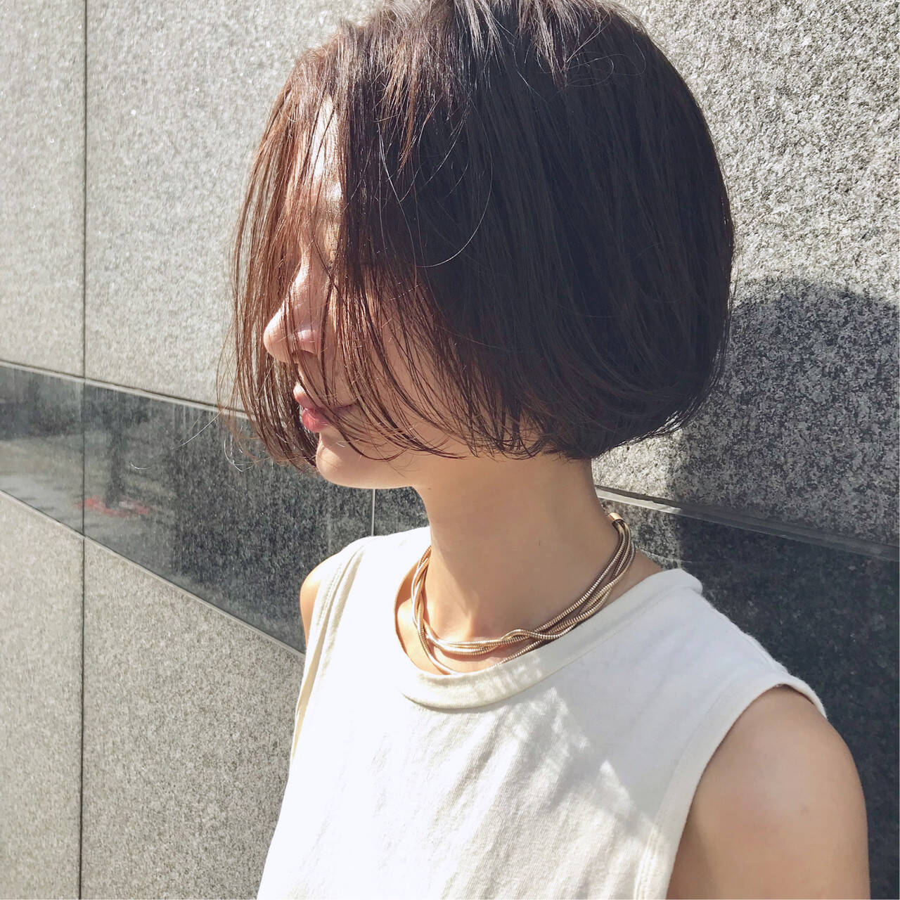抜け感 透明感カラー ショートボブ ナチュラル Salon Nvy 星野 将 Hair 抜け感 透明感カラー ショートボブ ナチュラル Salon Nvy 星野 将 Hair