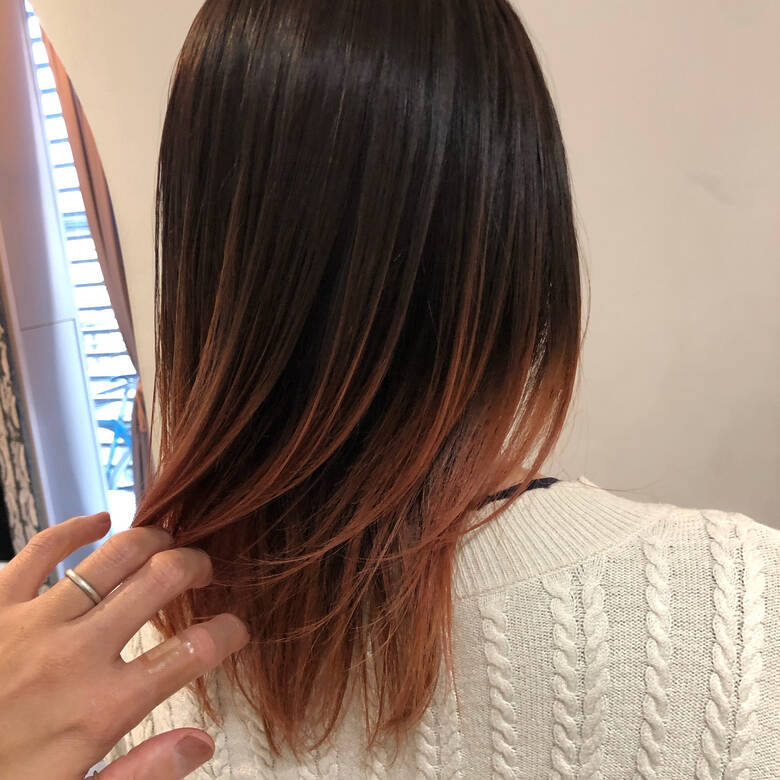 グラデーションカラー ナチュラルグラデーション ミディアム グラデーション Acotto Labas 岡本 光太 6693 Hair グラデーションカラー ナチュラルグラデーション ミディアム グラデーション Acotto Labas 岡本 光太 6693 Hair