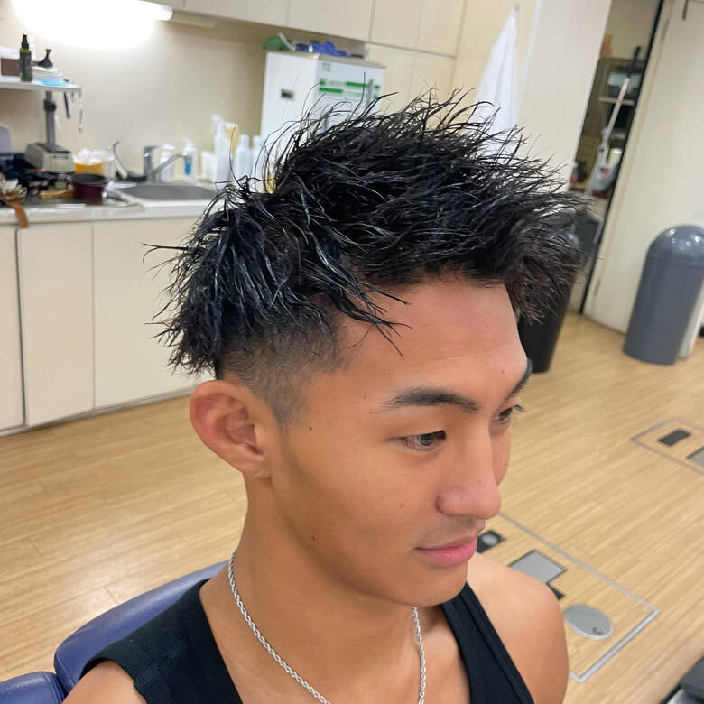 刈り上げ ショート メンズ ストリート カットインソーレ麹町 Barber ナカザワ リョウ Hair