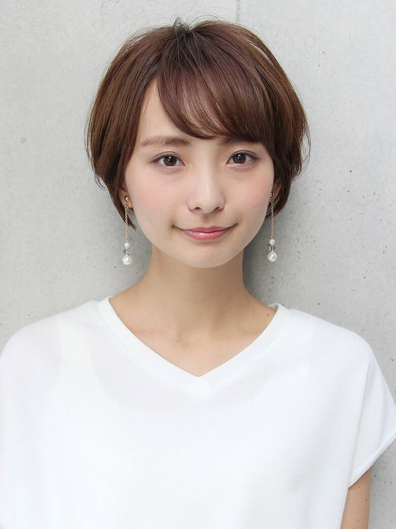大人可愛い ナチュラル ショート 大人女子 Agnos青山 艶髪マスター 上遠野裕樹 カトオノヒロキ Hair