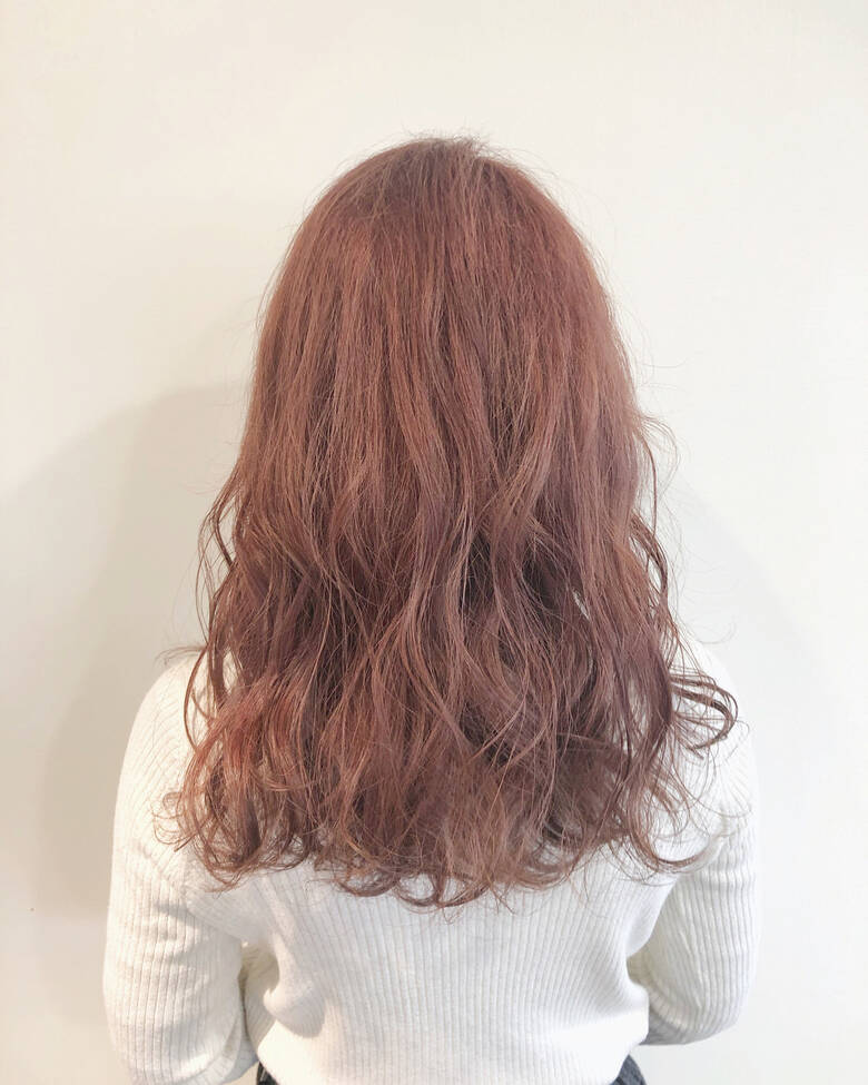 イルミナカラー フェミニン ピンクベージュ クリーミーカラー Nyny 河原町三条店 徳永 実沙 4959 Hair