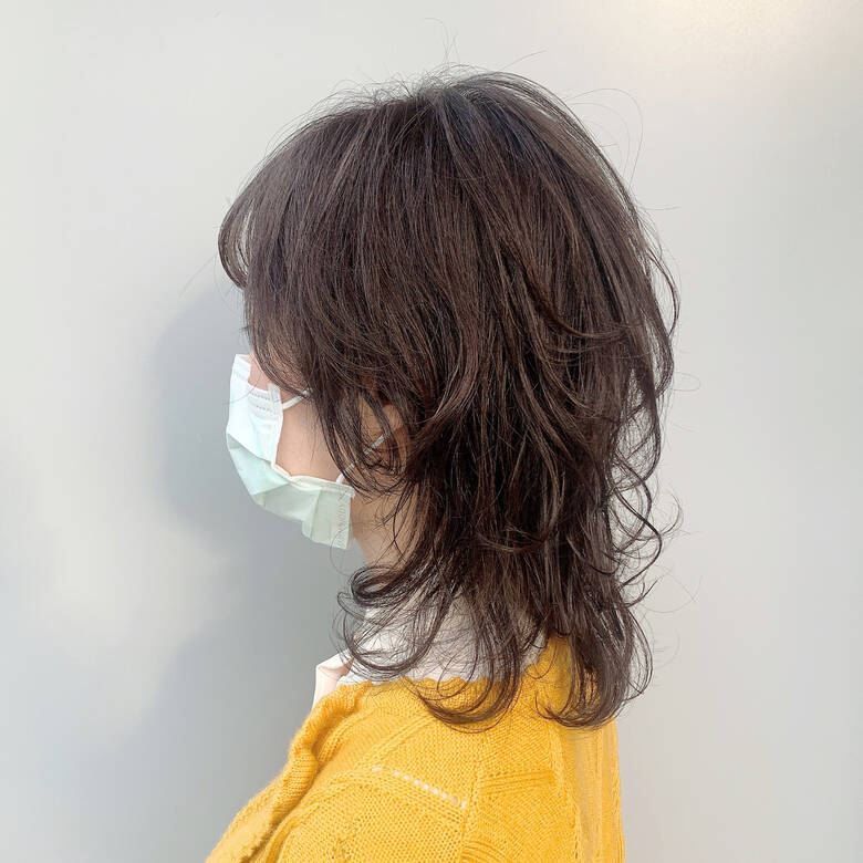 モテ髪 透明感カラー ウルフカット ミディアム She2 Shinjuku 伊藤愛 Hair モテ髪 透明感カラー ウルフカット ミディアム She2 Shinjuku 伊藤愛 Hair