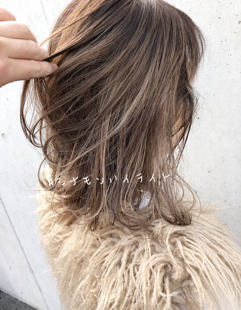インナーカラー セミロング ヘアアレンジ デート Lano By Hair 北村 亮 Hair