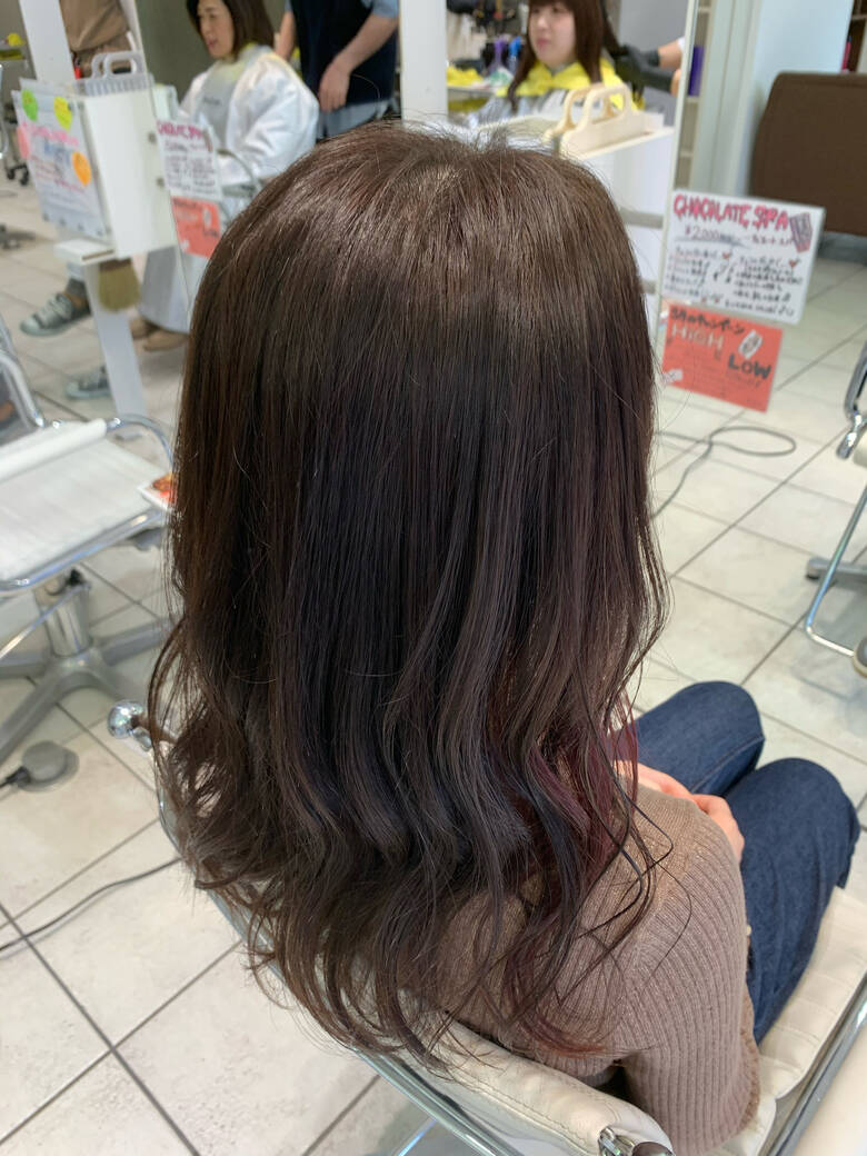 透明感 ナチュラル ミディアム アッシュ Soin De Brace 今里店 榎本流行 54 Hair